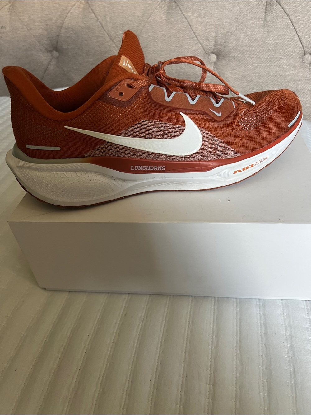 Nike Men’s Athletic Shoes - Rust Orange / White